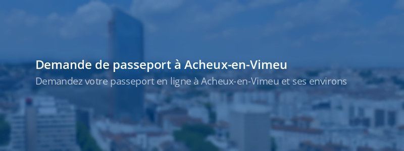 Service passeport Acheux-en-Vimeu