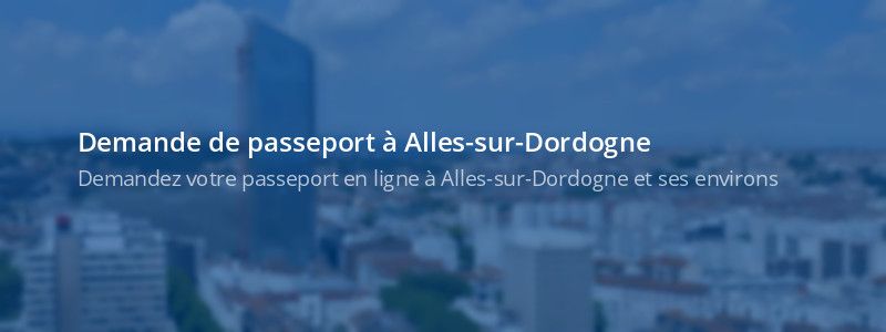 Service passeport Alles-sur-Dordogne