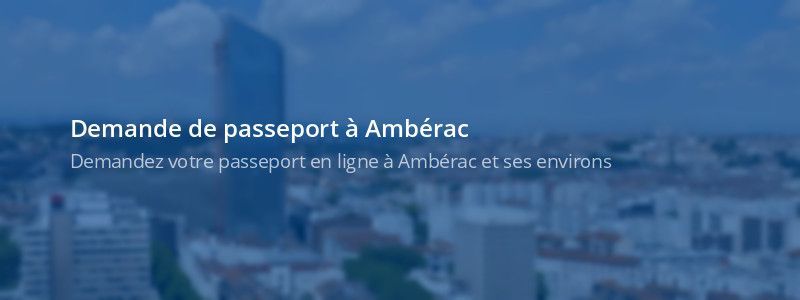Service passeport Ambérac