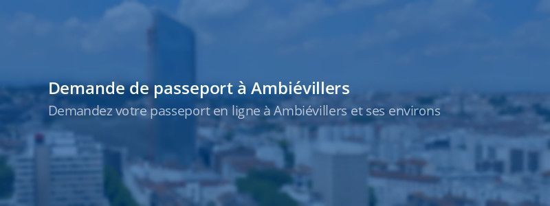 Service passeport Ambiévillers