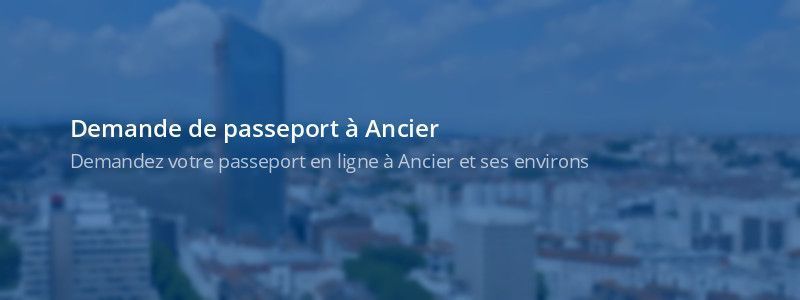 Service passeport Ancier