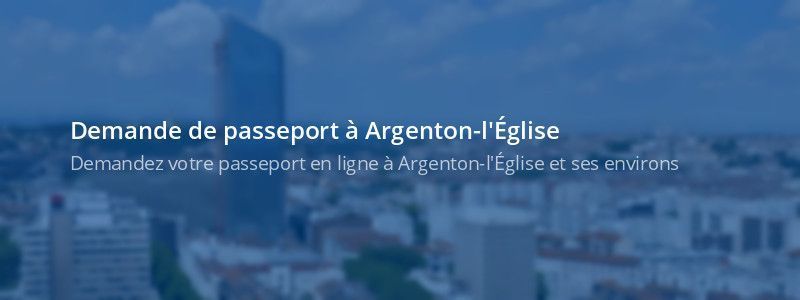 Service passeport Argenton-l'Église