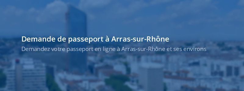 Service passeport Arras-sur-Rhône