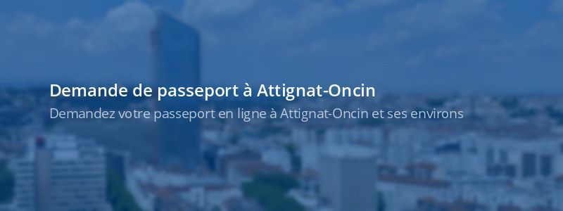 Service passeport Attignat-Oncin