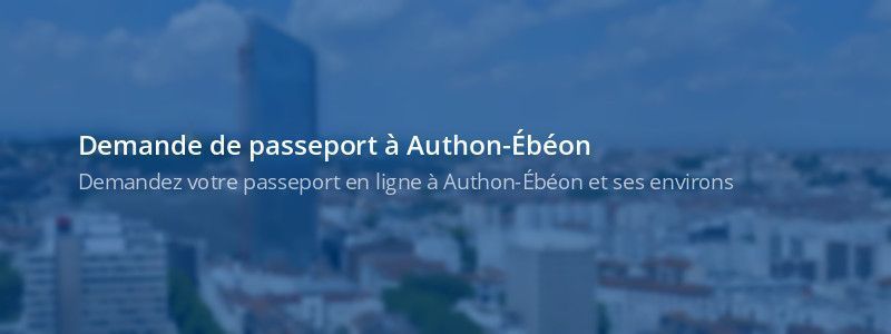 Service passeport Authon-Ébéon