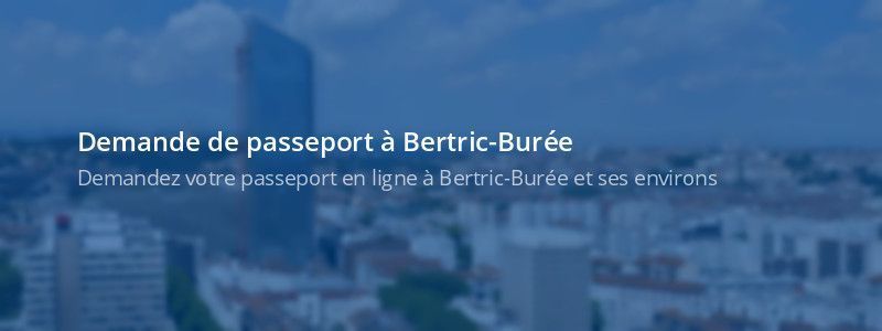 Service passeport Bertric-Burée