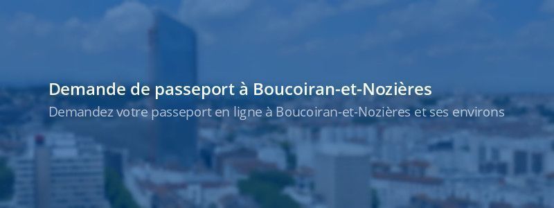 Service passeport Boucoiran-et-Nozières