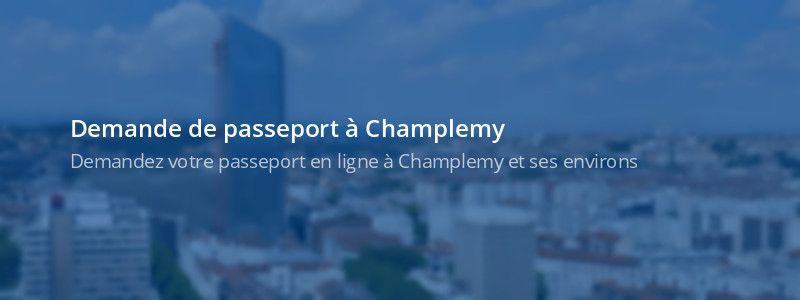 Service passeport Champlemy