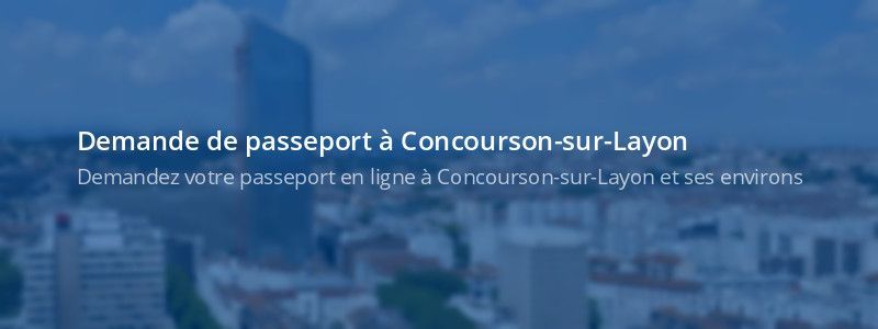 Service passeport Concourson-sur-Layon