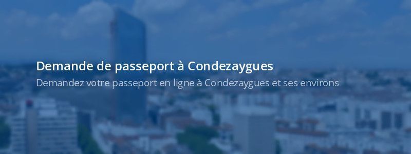 Service passeport Condezaygues