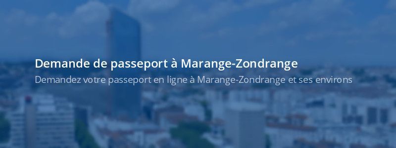 Service passeport Marange-Zondrange