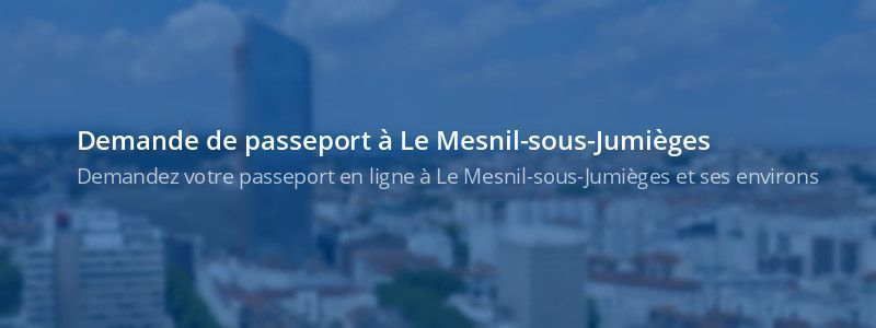 Service passeport Le Mesnil-sous-Jumièges