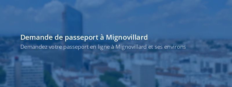 Service passeport Mignovillard