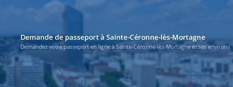 Service passeport Sainte-Céronne-lès-Mortagne