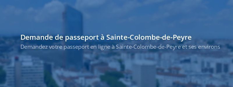 Service passeport Sainte-Colombe-de-Peyre