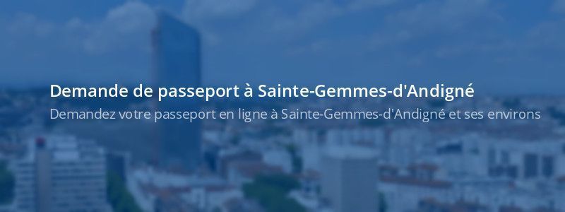 Service passeport Sainte-Gemmes-d'Andigné