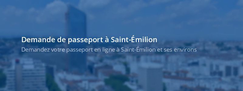 Service passeport Saint-Émilion