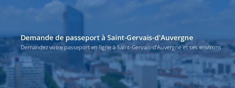 Service passeport Saint-Gervais-d'Auvergne