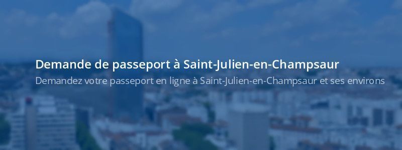 Service passeport Saint-Julien-en-Champsaur
