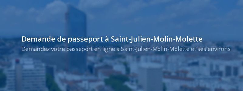 Service passeport Saint-Julien-Molin-Molette