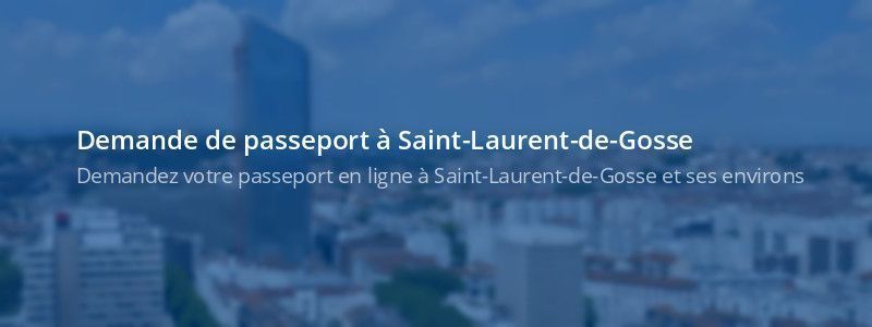 Service passeport Saint-Laurent-de-Gosse