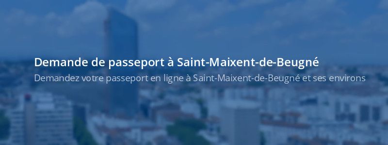 Service passeport Saint-Maixent-de-Beugné