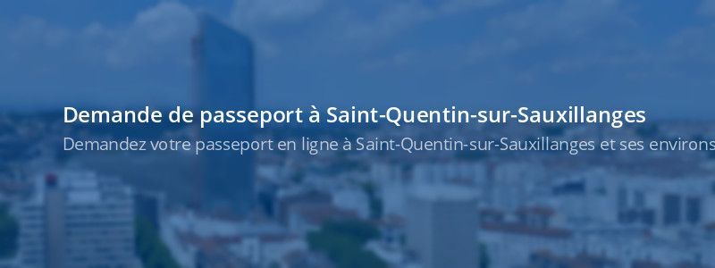 Service passeport Saint-Quentin-sur-Sauxillanges